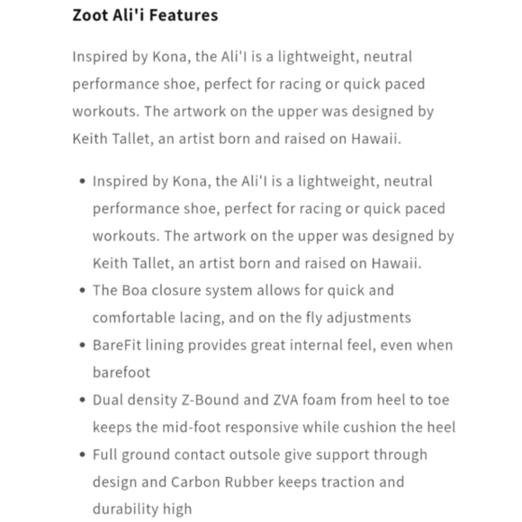 Zoot Run Ali'i Flying Hawaiian Unisex Running Shoes Men's 9.5 Black Rainbow - Picture 14 of 14